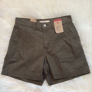 Levi’s Army Green Utility Shorts